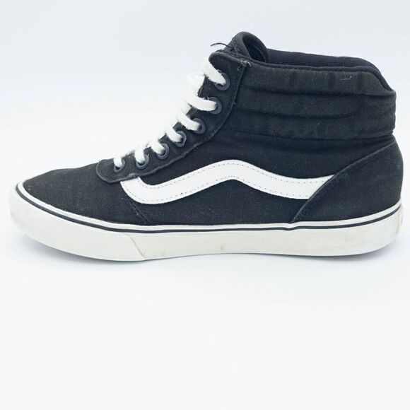 Old Skool Van's High top Black Women's Size 7 - Picture 4 of 7